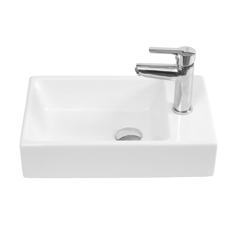 Hiera 45 cm Batarya Delikli Tezgah Üstü Lavabo