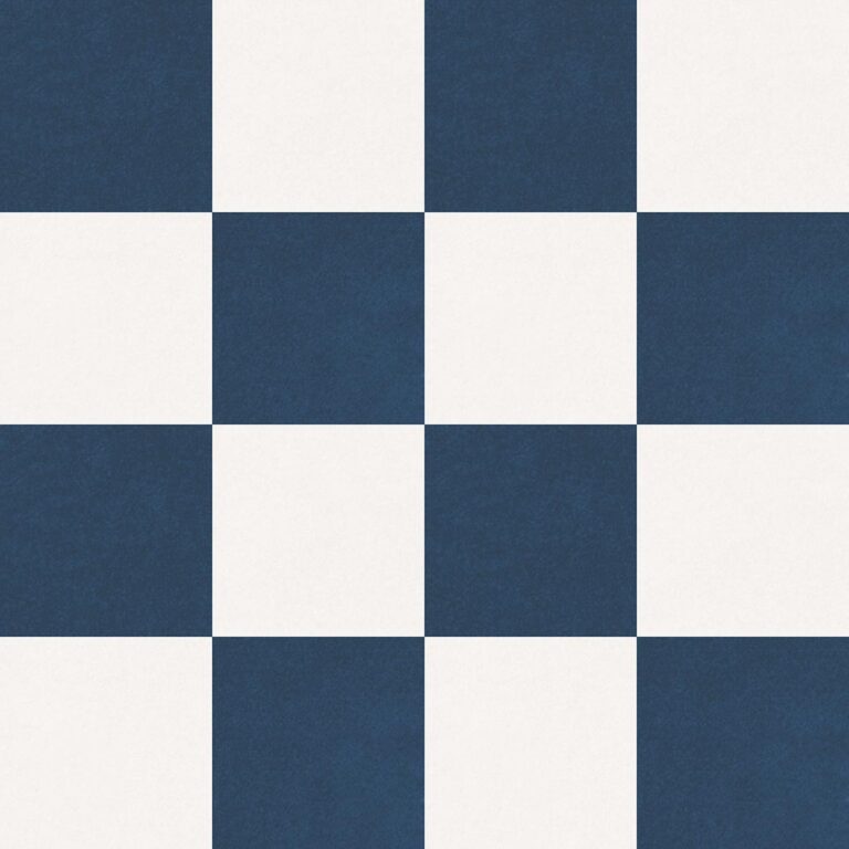 20x20 Checker Board Koyu Mavi