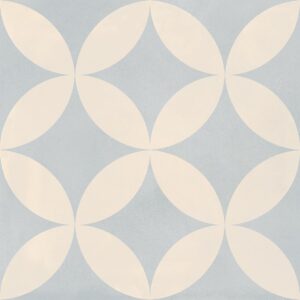 33x33 Fresco Flower Aqua