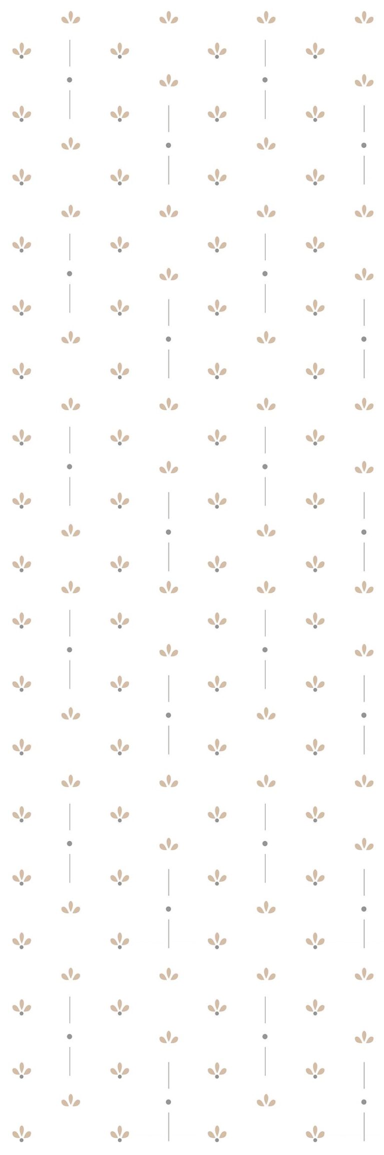 33x99 Palazzo Teeny Leaf Beyaz