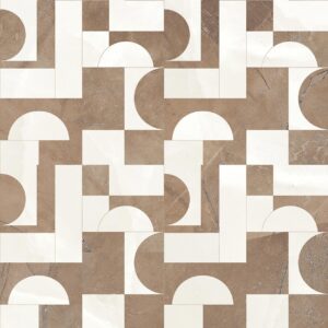 60x120 Cavella Taupe Dekor Rektifiyeli