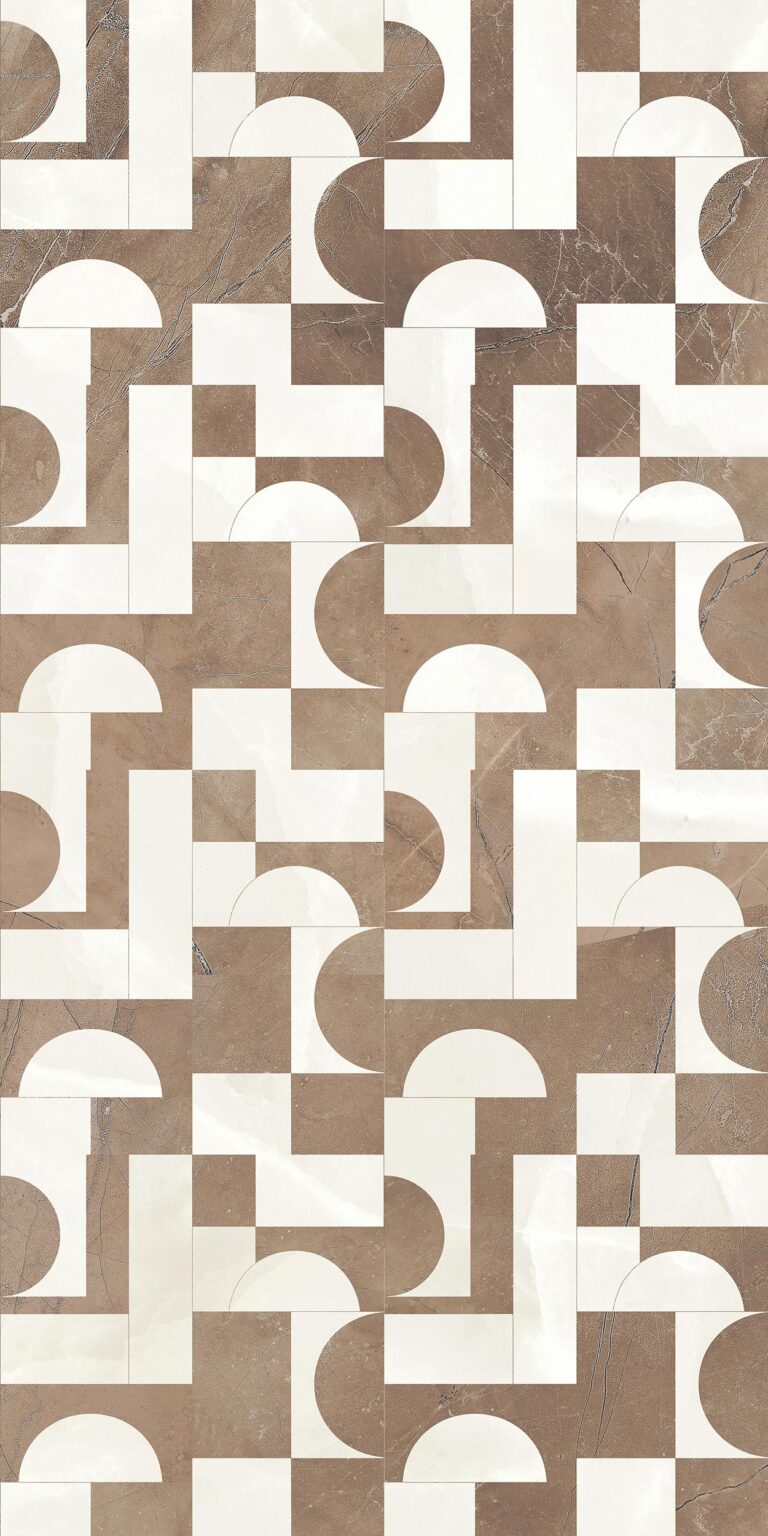 60x120 Cavella Taupe Dekor Rektifiyeli