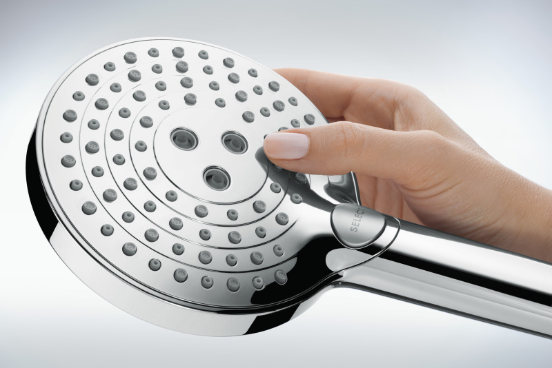 HansGrohe Raindance Select S Duş Seti 120 3 Jet, Powderrain, 90 Cm Duş Barı İle - 27667000 - Görsel 3