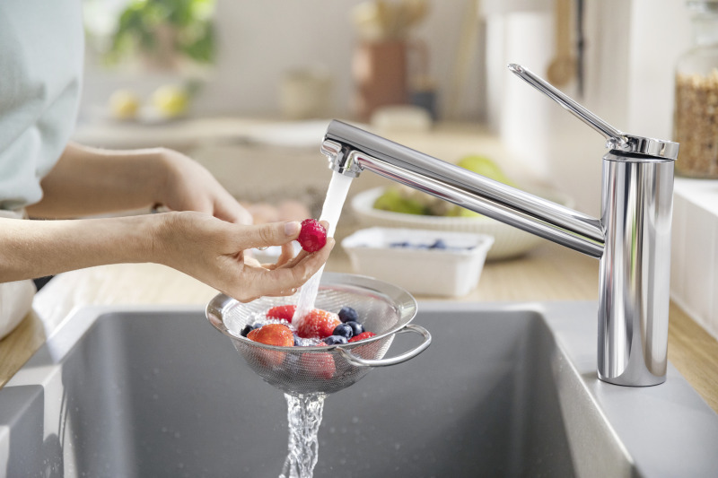 HansGrohe Zesis M33 Tek Kollu Eviye Bataryası, 150, Coolstart, Ecosmart, 1Jet - 74813000